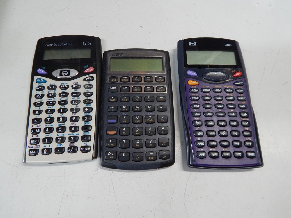 Lot of 3 HP Calculator TESTED