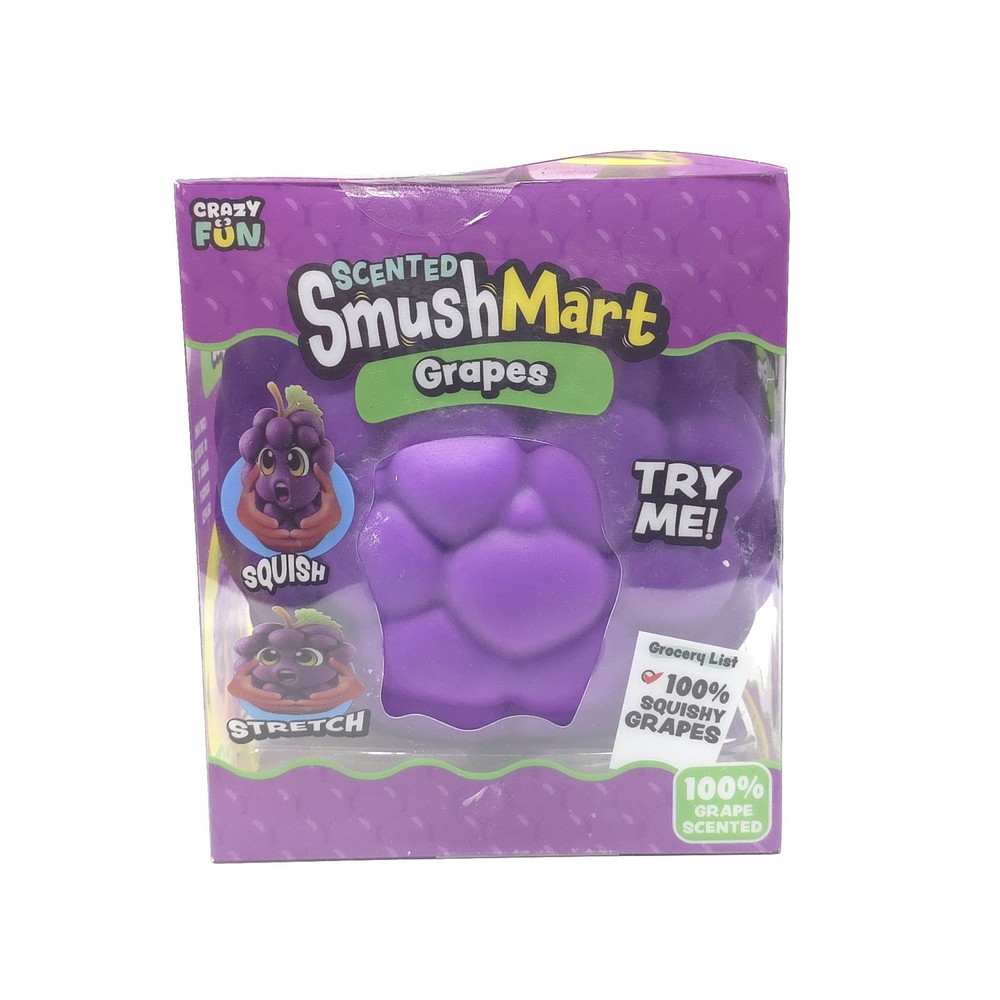RMS CrazyFun Viral SmushMart Scented Grape Squishy Squeezy Scented Grape 🍇