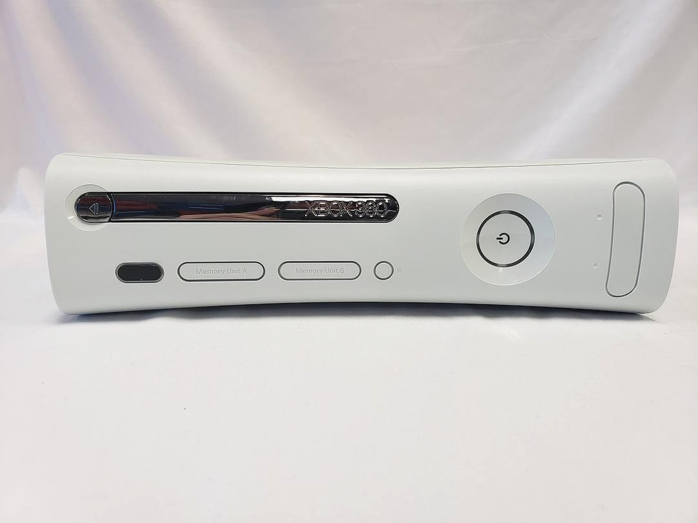 Microsoft XBox 360 Core White Video Game Console Gaming System 2 CONTROLLERS