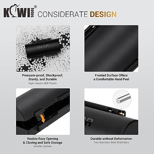 (2 Pack) CR2032 Coin Cell Battery Case Organizer (2 Pack) Coin Battery Case