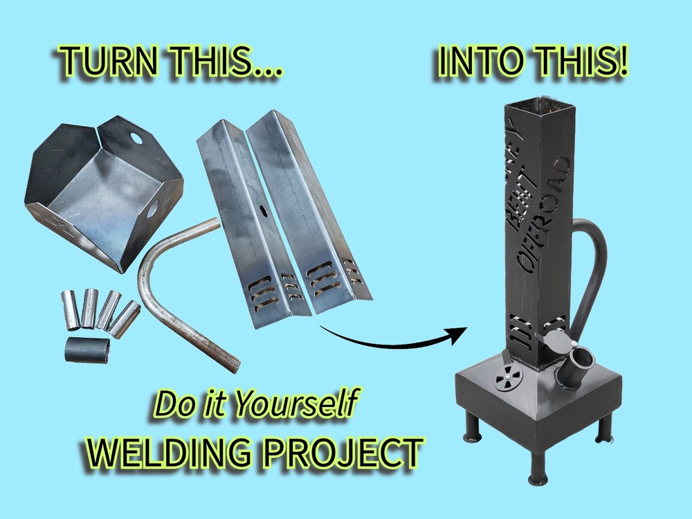 Custom Fire Pit - DIY Welding Projects Kit, Smudge Pot, Fire Pit, DIY Waste Oil