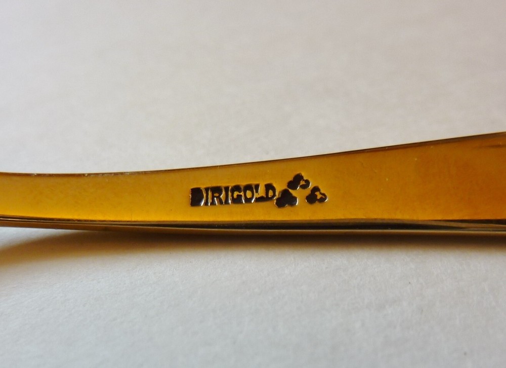 Vintage Dirigold Dirilyte Goldware Regal Flatware Silverware Bullion Soup Spoon