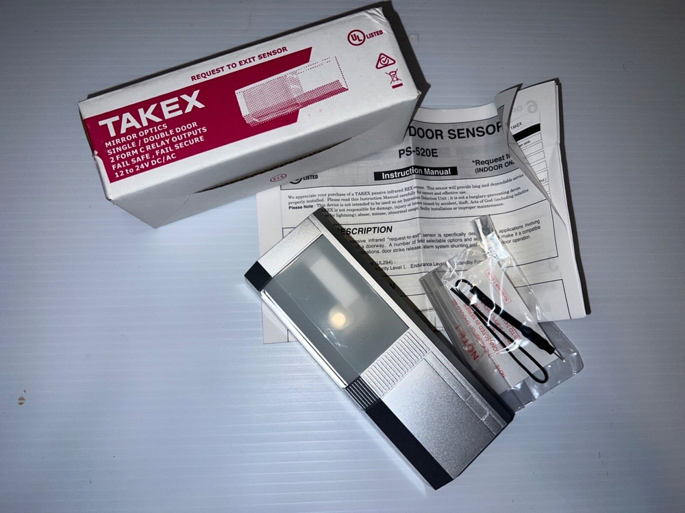 TAKEX PS-520E (white) request to exit sensor