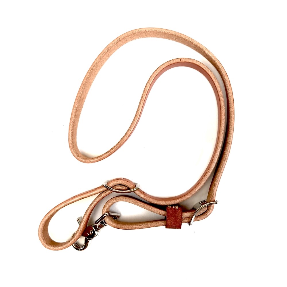 Leather Tie Down, Stainless Steel Hardware