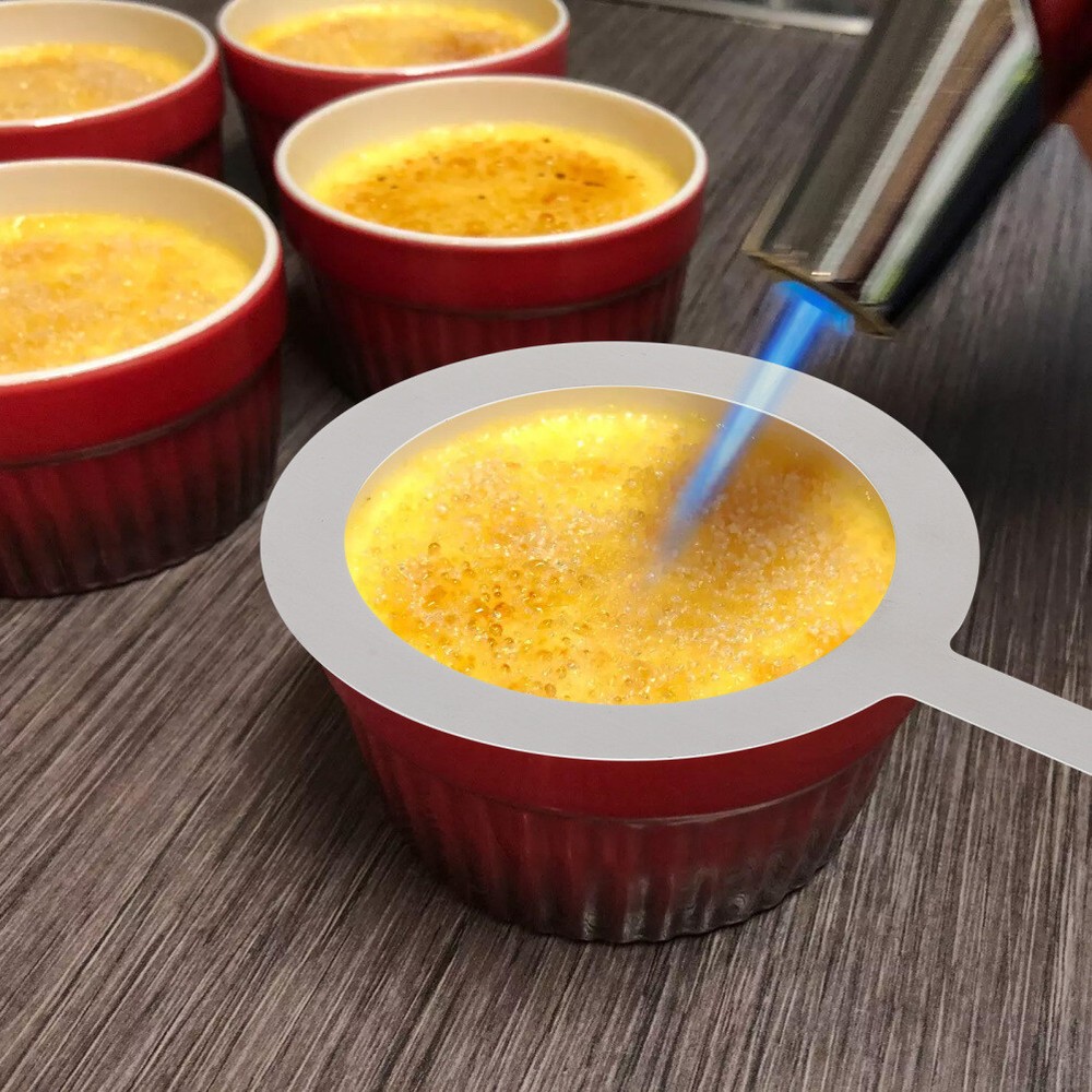 2PCS milk cup rim Brulee Making Tool Baking Cup Cover Culinary