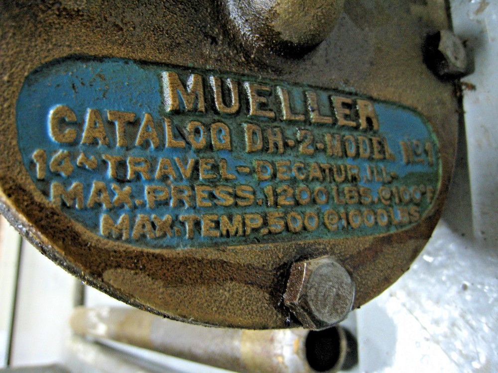 MUELLER DRILLING TAP MACHINE CAT DH-2 MODEL 1 FREE SHIPPING