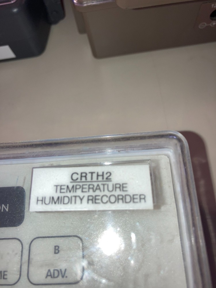 SUPCO CRTH2 Temperature Recorder Data Logger - New Batteries Probe Required