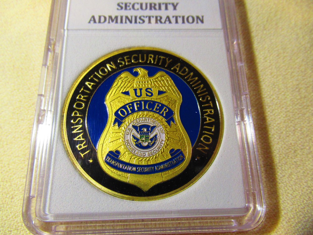 TRANSPORTATION SECURITY ADMINISTRATION (TSA) Challenge Coin
