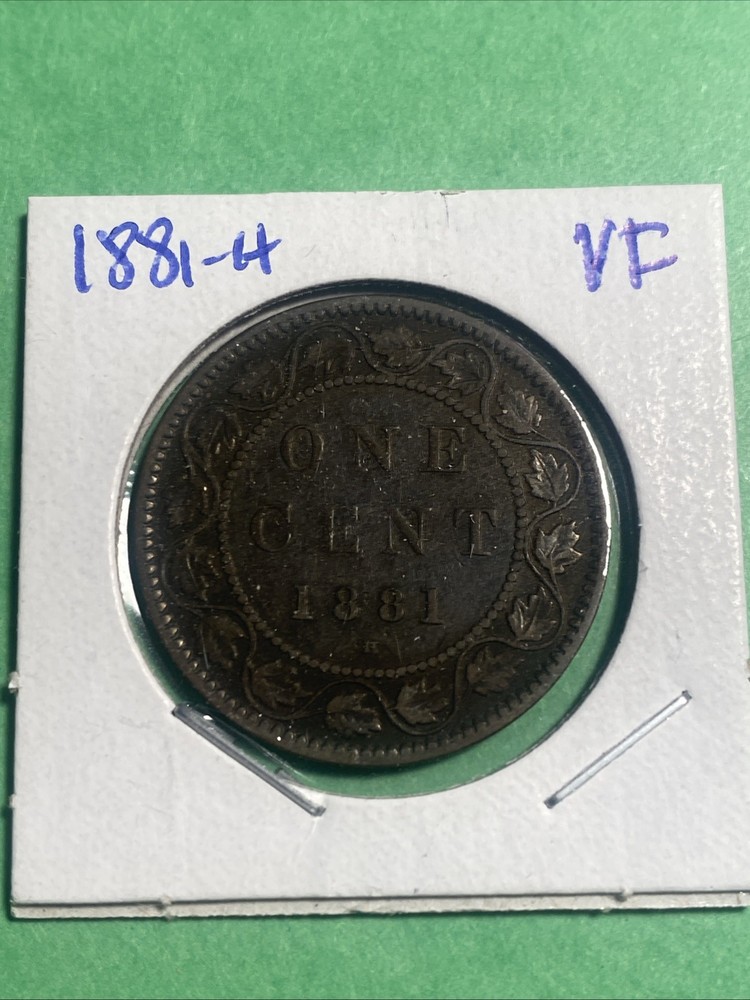 1881-H Canada 1 Cent VF