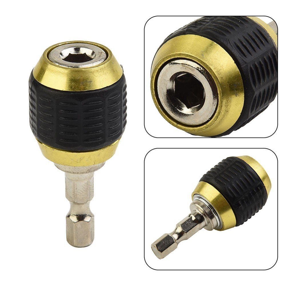Quick Coupling Connecting Rod 1 Pcs 1/4 In Hex Handle Adapter Converter