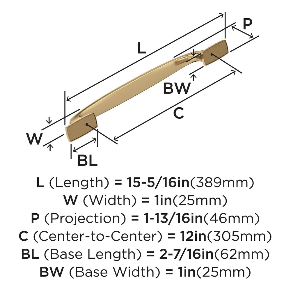 Amerock BP55323CZ - Pulls Cabinet Hardware