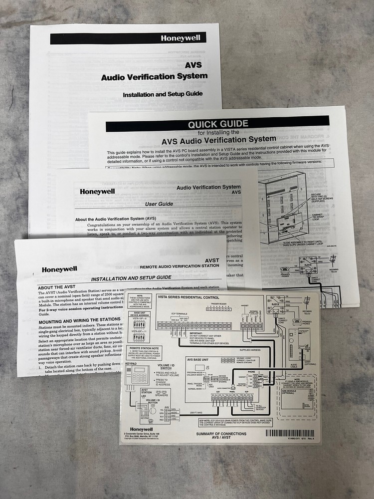 Honeywell Audio Verification System (AVS)