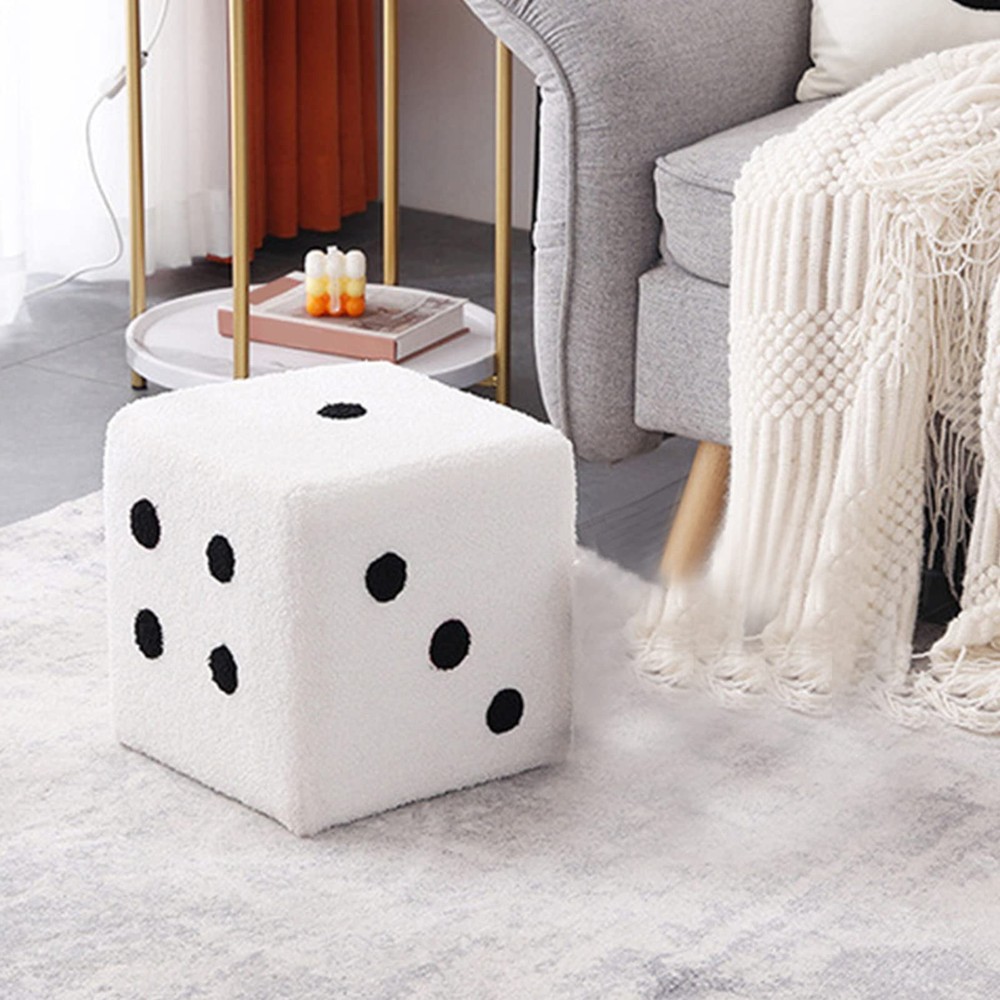 Pouf Ottoman, Comfortable Cube Pouffe Foot Stool, Sturdy Base Cube Stool for ...