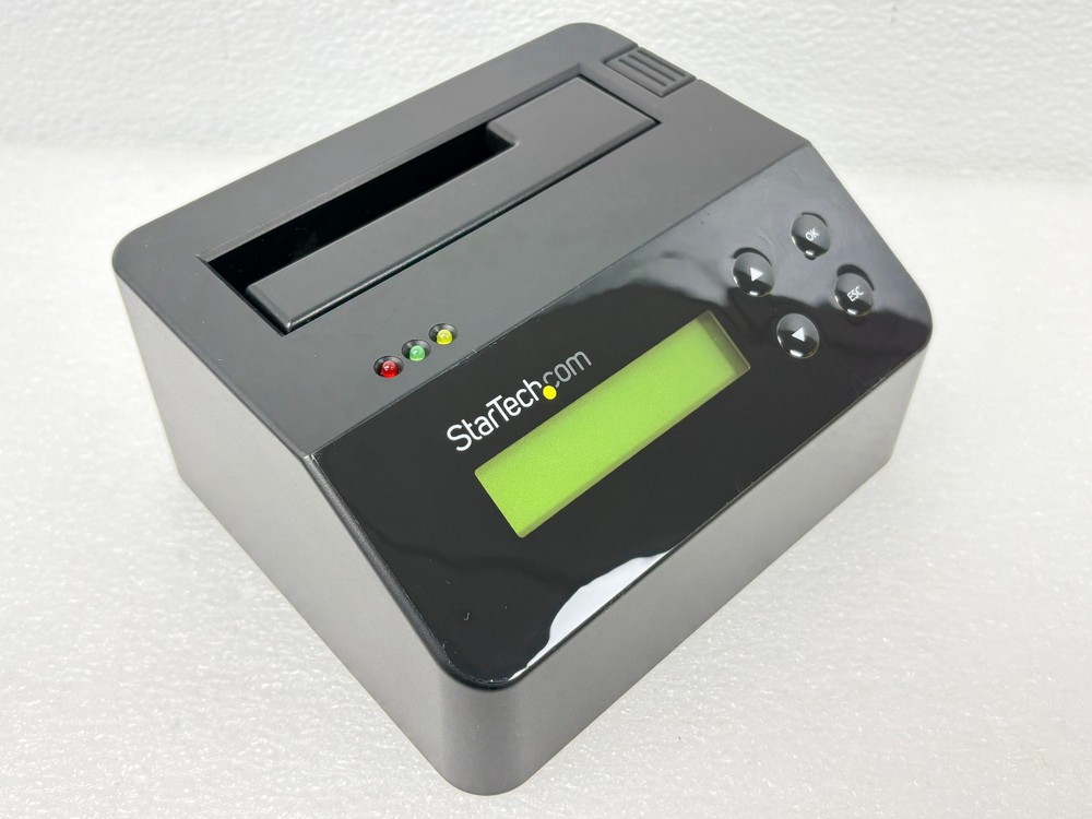 USED|StarTech SDOCK1EU3P USB 3.0 Standalone Eraser Dock - Black w/ Power Adapter