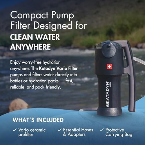 Vario Dual Technology Microfilter for Personal or Small Group Water Filter