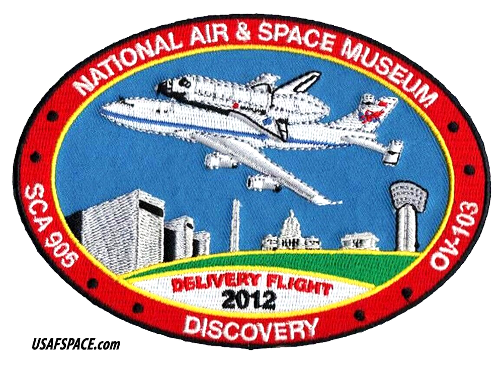 ORIGINAL -NASA -FINAL FERRY FLIGHT- DISCOVERY -SHUTTLE CARRIERS- SCA - PATCH