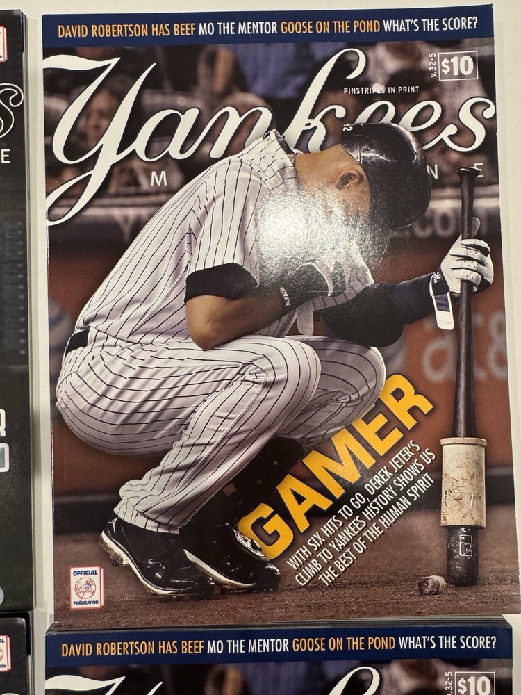Collection of Derek Jeter 3000th Hit Game Programs