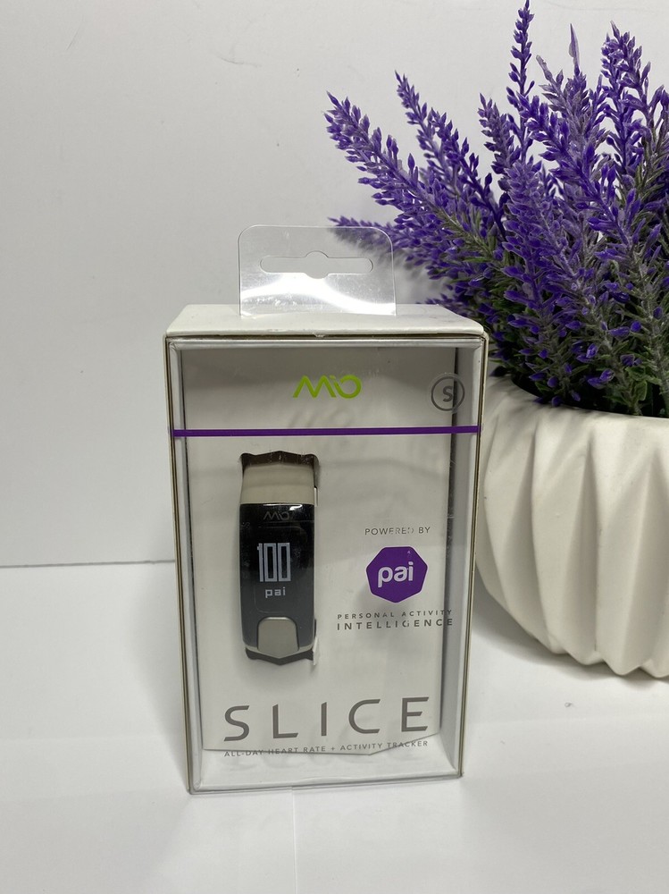 NIB MIO Slice Heart Rate + Activity Tracker, Small Size, Stone color