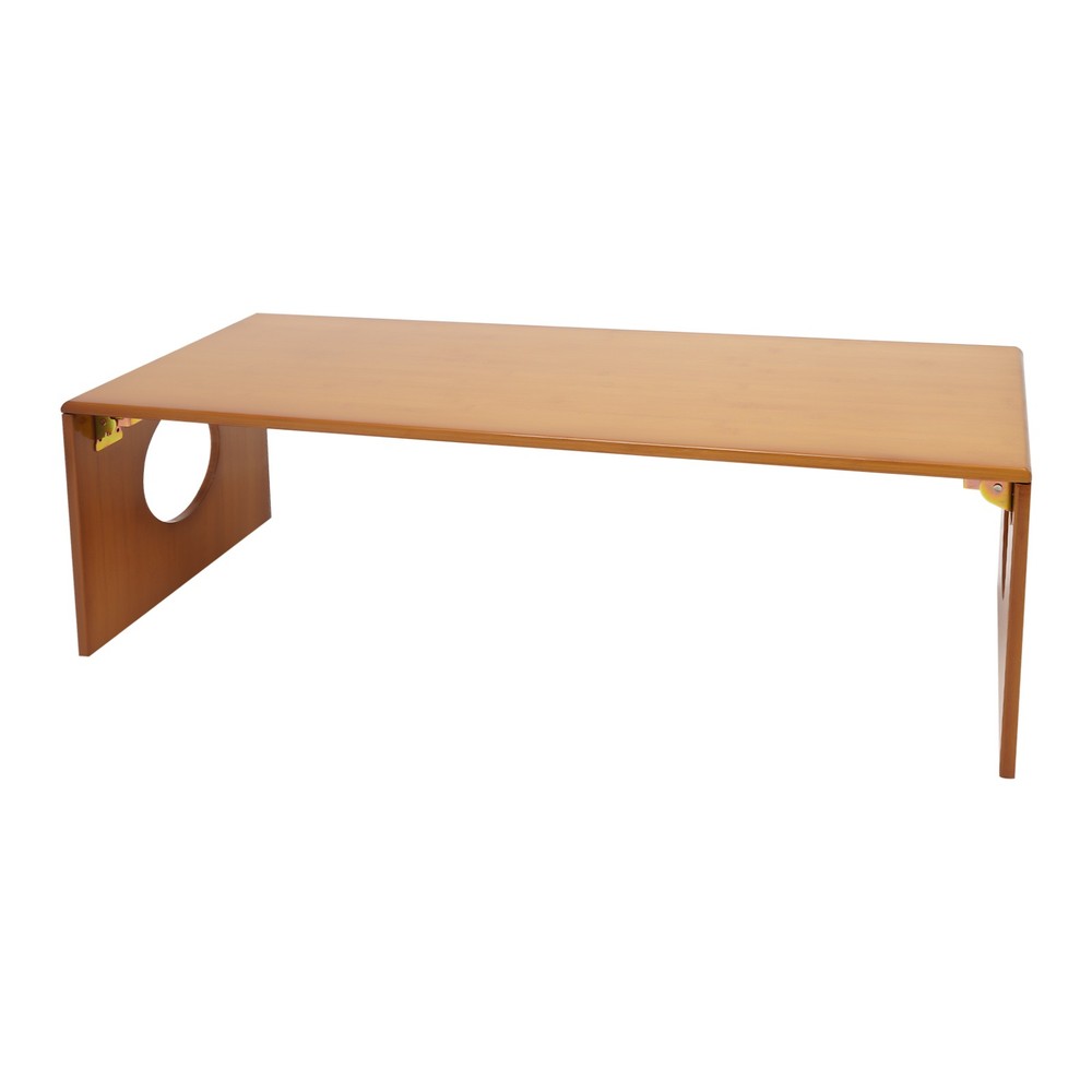 Folding Coffee Table Foldable Low Coffee Table Bamboo Floor Table Desk for Bed