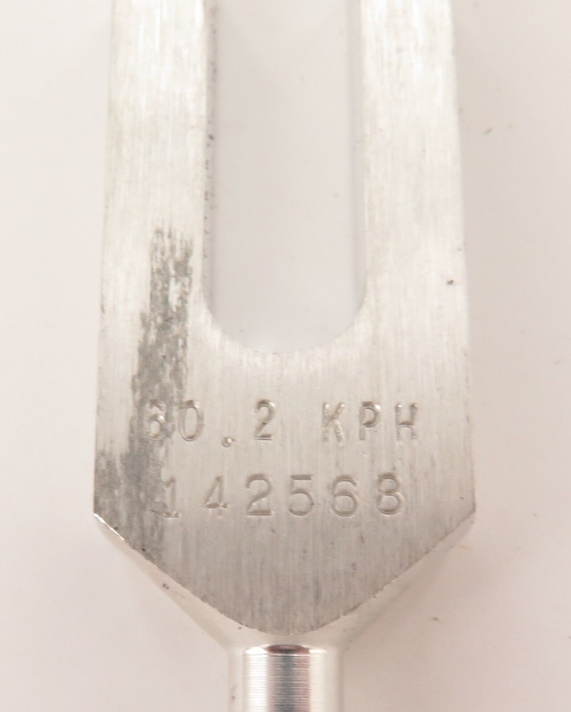 2004 Decatur Radar Tuning Fork 60.2 KPH + Calibration COA