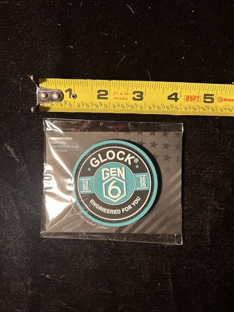 NRA Convention 2026 Houston Glock Gen 6 Engineered For You Hook & Loop Patch