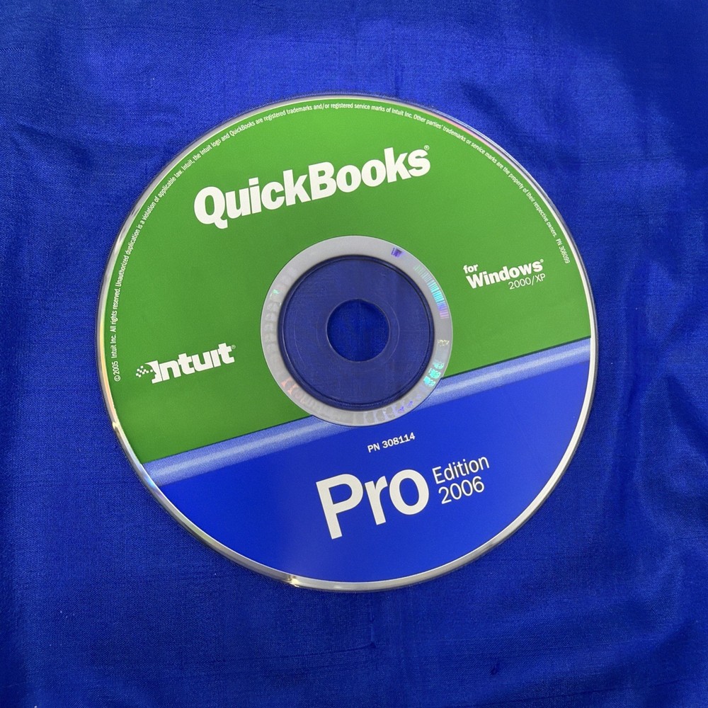 Intuit QuickBooks Pro Edition 2006 Small Business Financial Software - No Code