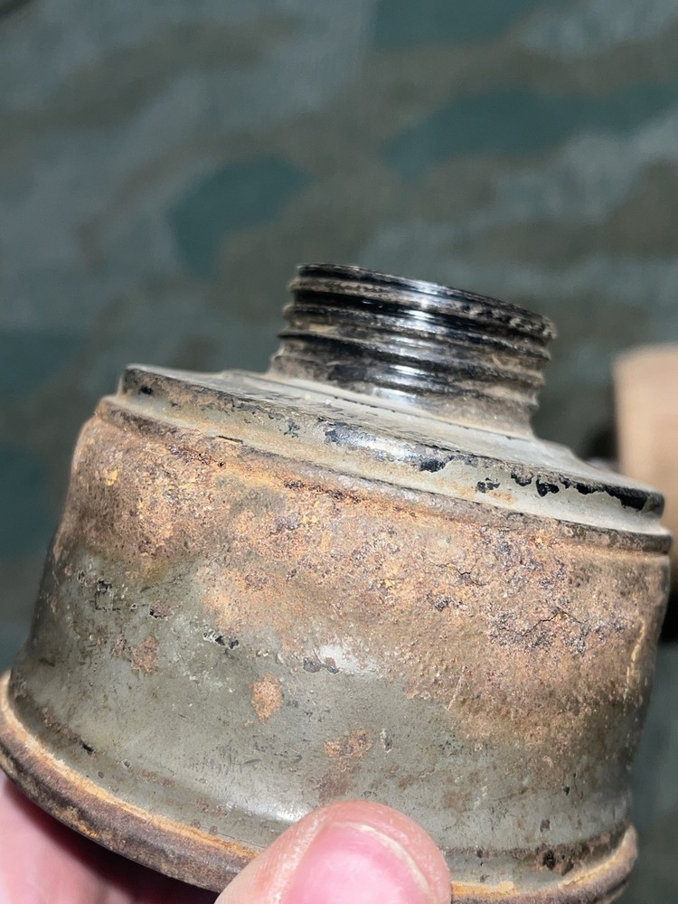 WW1 German Uniform Gas Mask + Filter Marked 1918