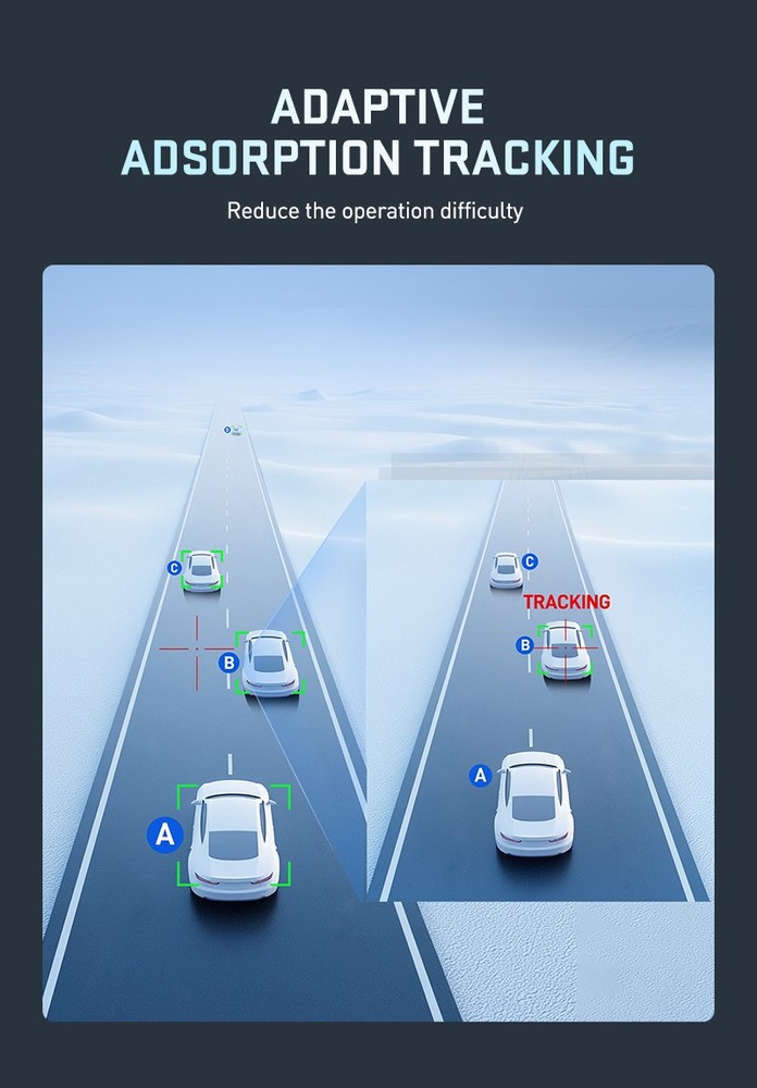 FPV AI DT Vision Cube Target Recognition Locking Tracking System Thermal image
