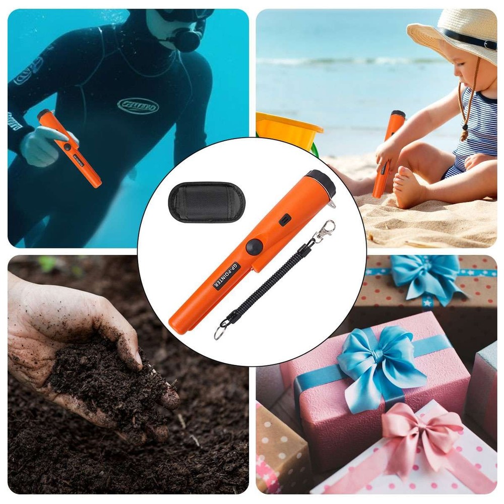 Metal Detector HandHeld Pro Pinpointer Pointer Probe Sensitive Tester Waterproof