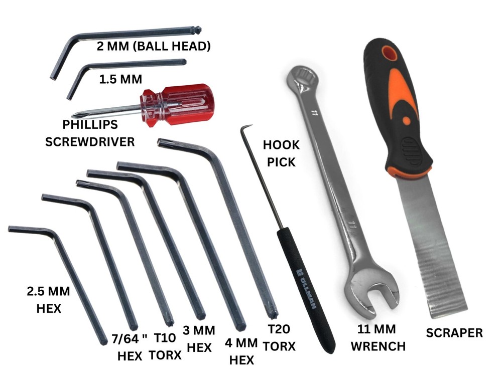 Glowforge Professional Tool Kit For Maintenance and Repair Basic, Plus, Pro