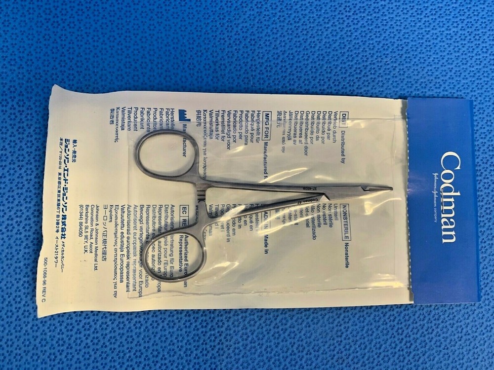 Codman, 37-4029 Needle Holder 4 3/4", Orthopedic