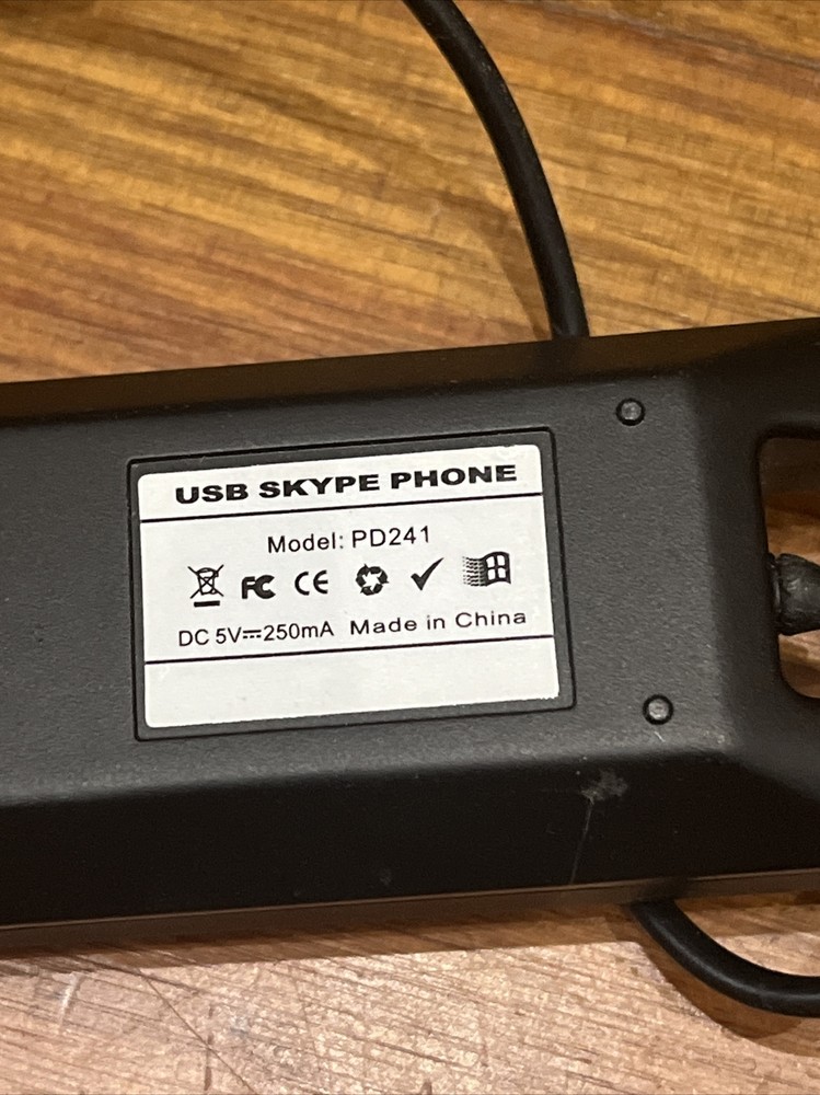 SKYPE USB Phone Handset Model PD241