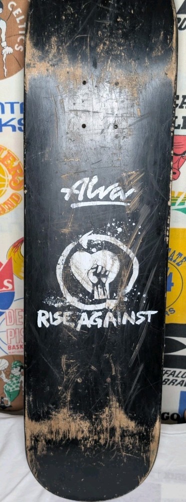 Alva rise against skateboard