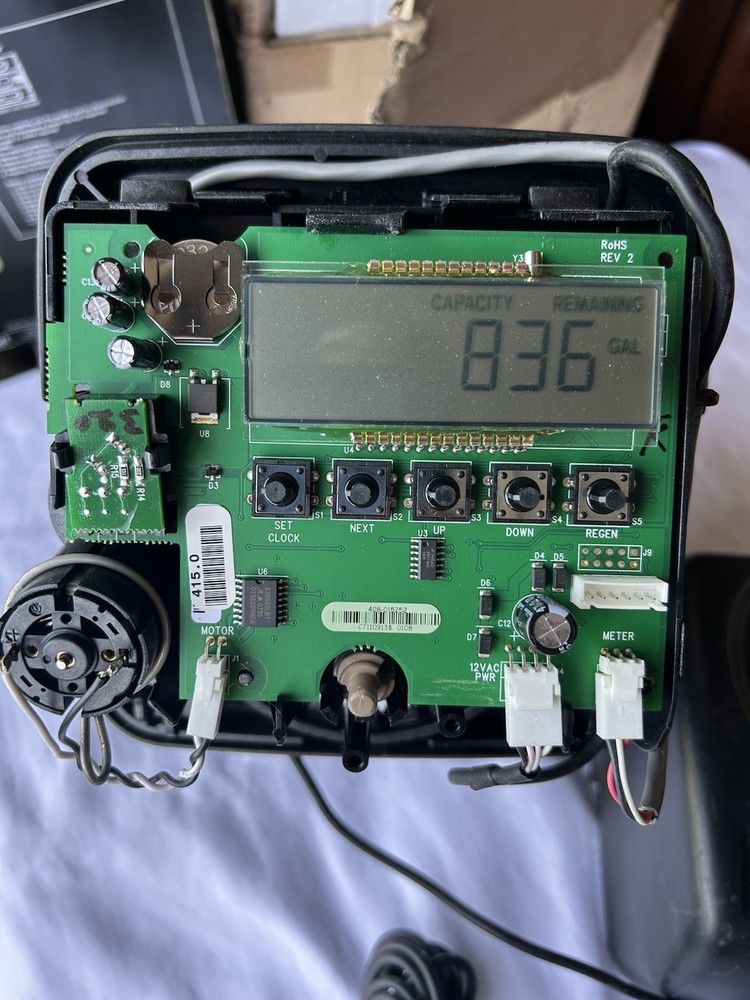 Clack WS1 Control Module Plus Valve Water Softener Part & Power Supply, Tested