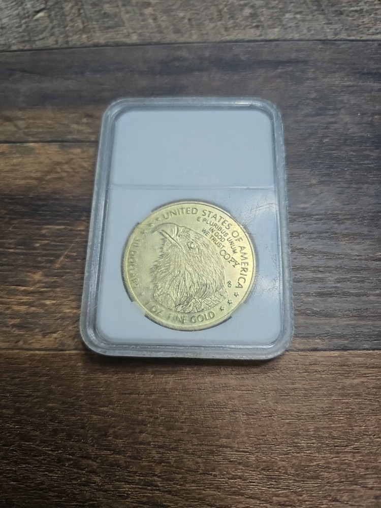 2021 Gold Eagle Proof Copy In A Display Case