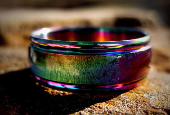 VIOLET FLAME ENERGY FREQUENCY RING Moonstar7spirits Exclusive
