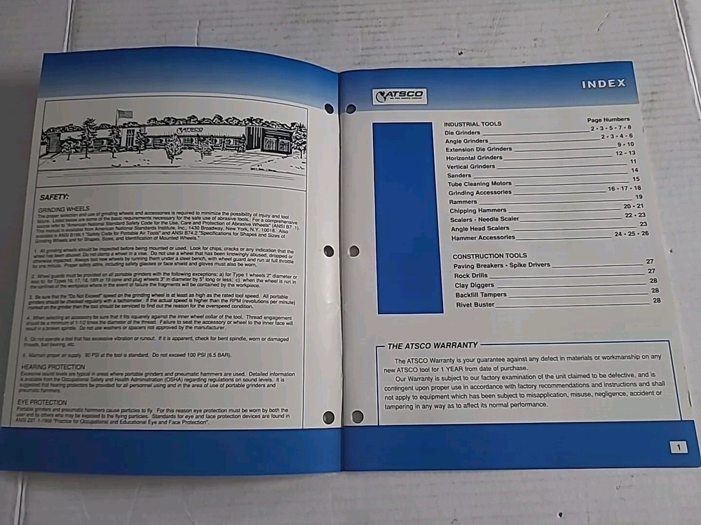 Atsco Tools Sales Brochure