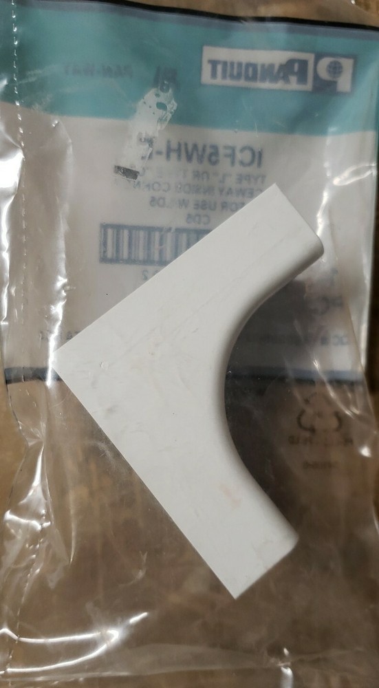 ICF5WH-E Panduit LD5 Raceway Inside Corner Fitting - White 1Z-1843-G18