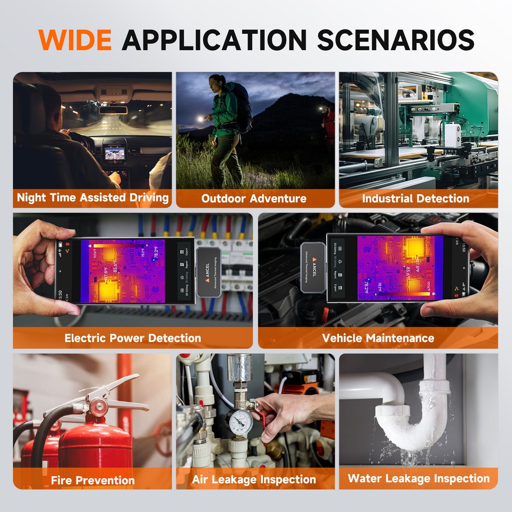 Thermal Imaging Camera External Infrared Thermal Imager for Android Type-C Gary