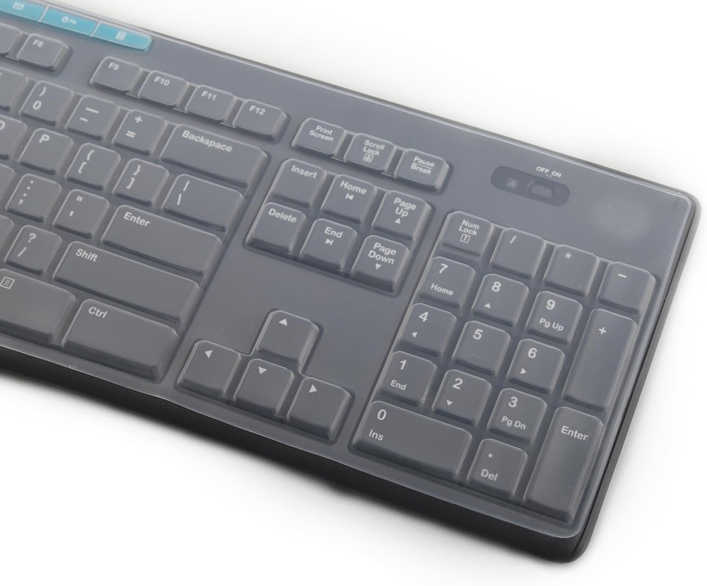 Reusable Silicone Keyboard Protector for Logitech MK275 MK270 - Scratch Resitant