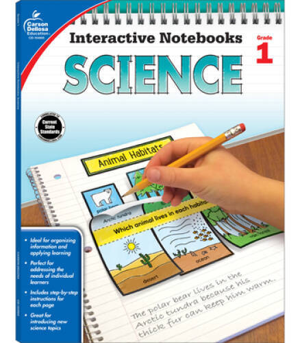 Science, Grade 1 (Interactive Notebooks) - Paperback By Rafidi, Holly - GOOD