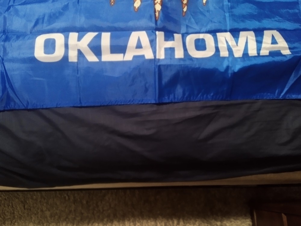 OKLAHOMA POLYESTER US STATE FLAG 3 x 5 FEET