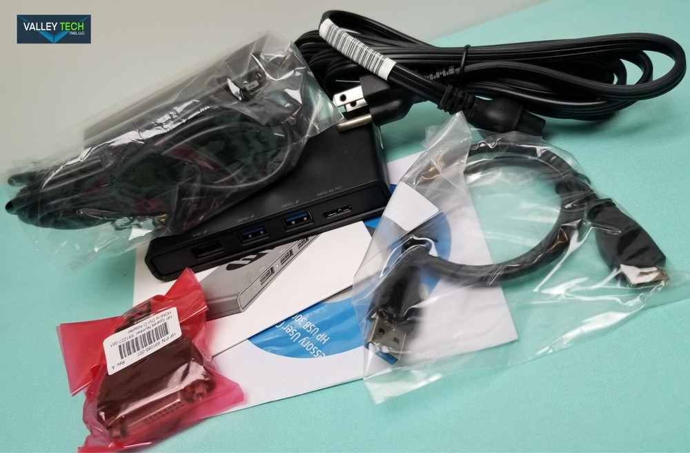 HP 3001PR USB 3.0 Port Replicator NEW!