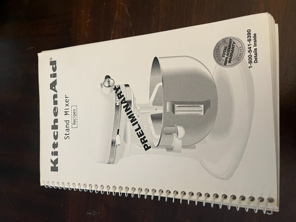 KitchenAid Stand Mixer Recipes PRELIMINARY