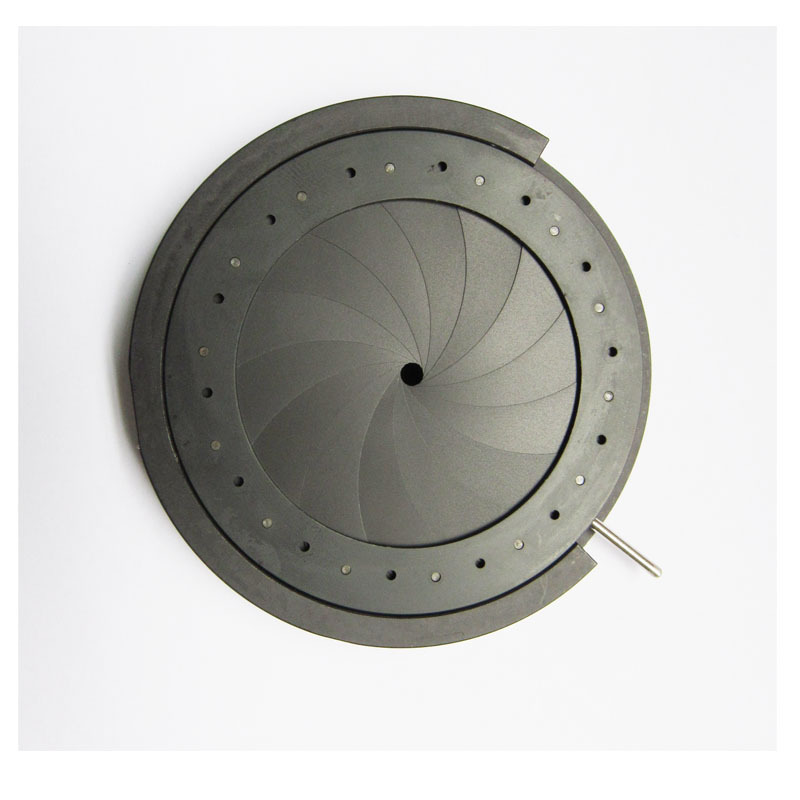 Adjustable Aperture 3-52mm Iris Diaphragm M4 Thread With Supporting Bracket