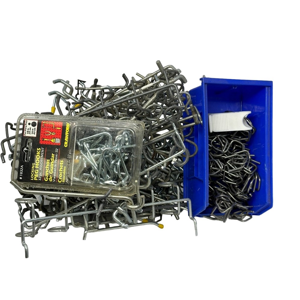 Crawford 1832A Locking PEG Hooks 32 pcs in Pack