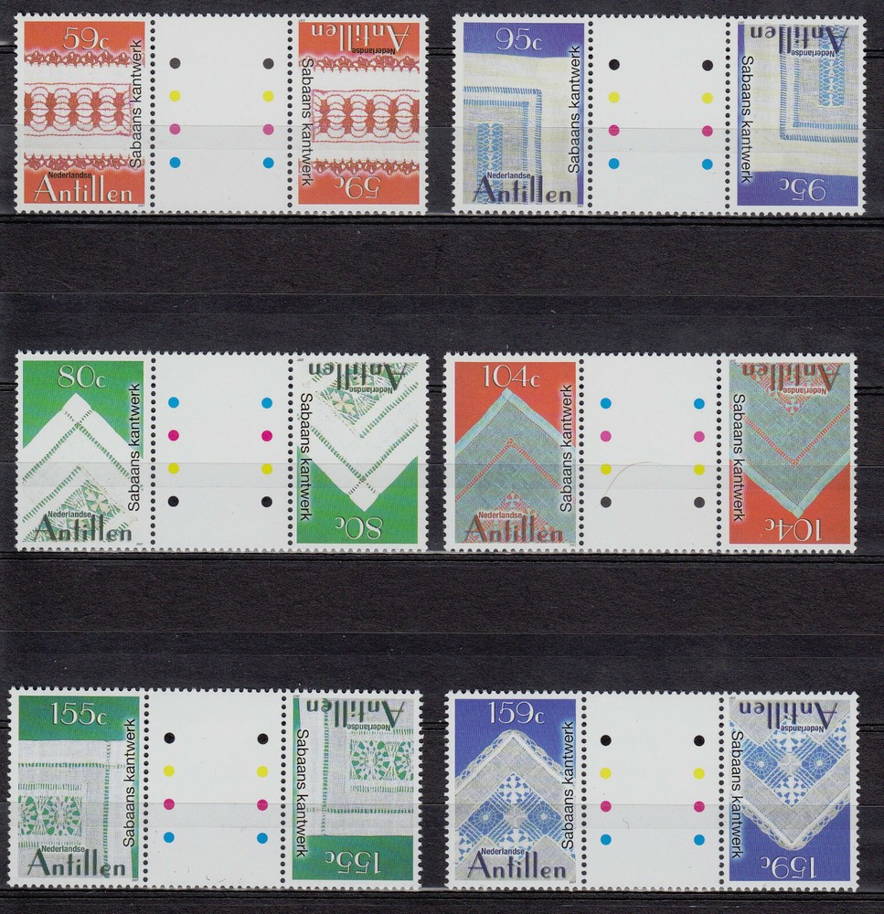 Netherlands - Dutch Antilles Issue 2007 (1740-1745 BP) Textile