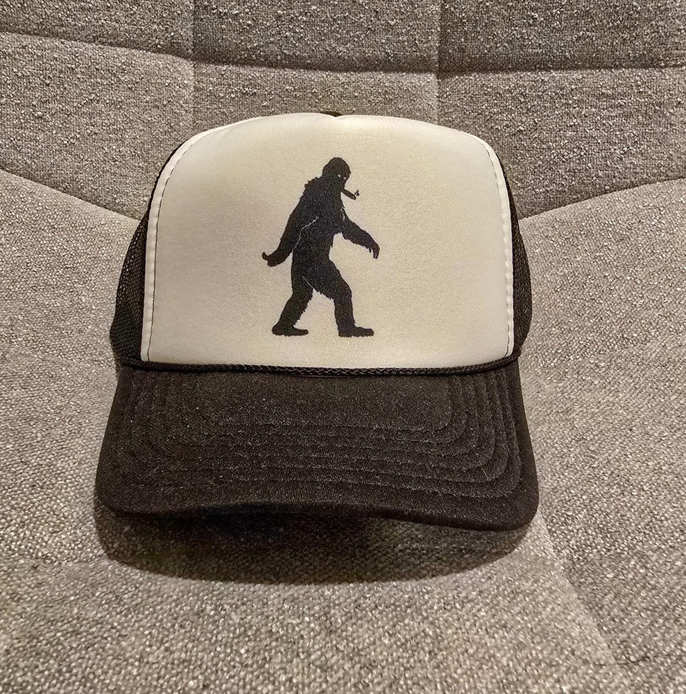 hat cigar big foot sasquatch trucker