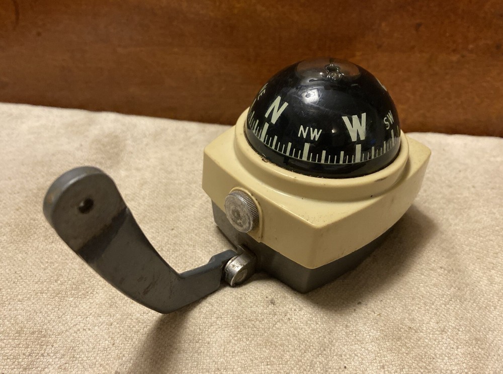Vintage Airguide Dash Mount Automotive Or Marine Compass