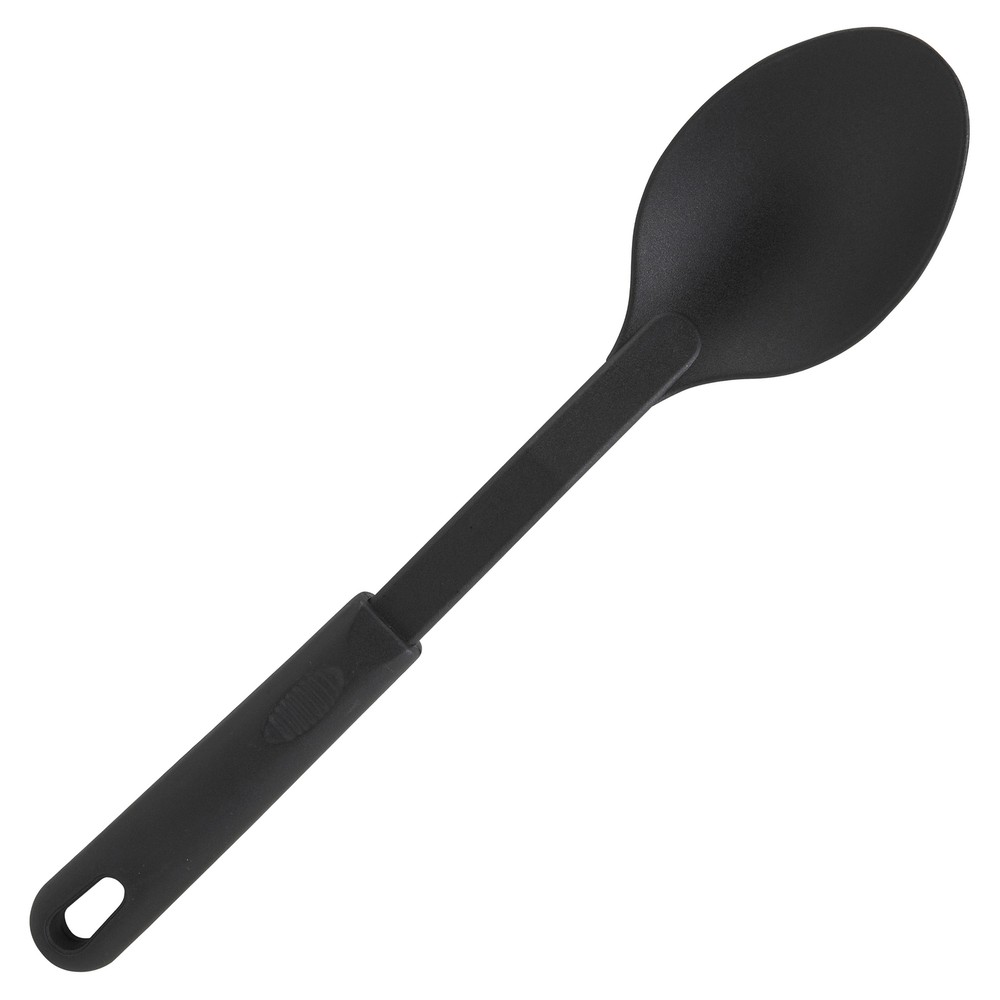 Solid Spoon, Nylon, Heat Resistant (12 Each)